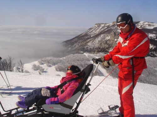 ski adapté col de rousset